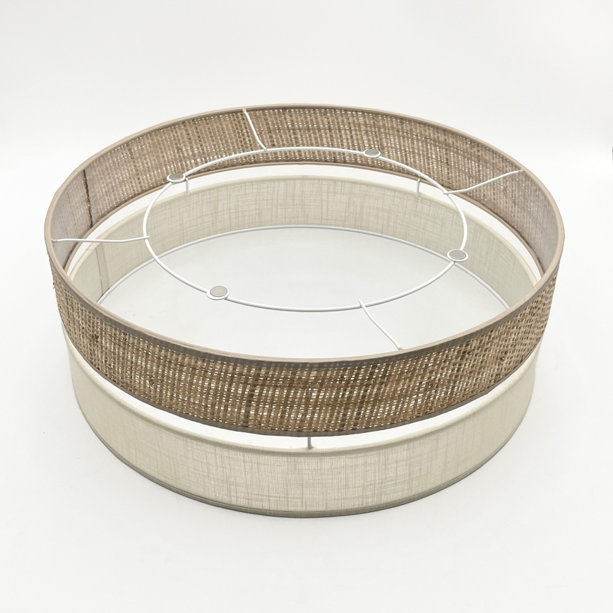 LED griestu gaismeklis SIRJA BOHO LED/36W/230V 4000K Ø 45 cm bēšs/krēmkrāsa