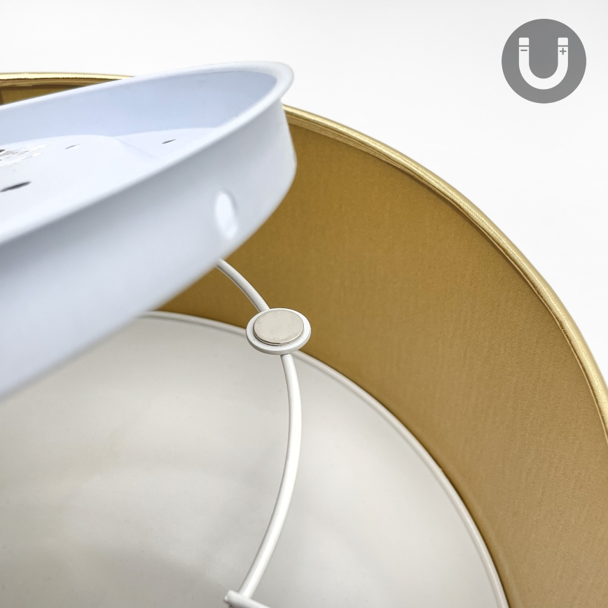 LED griestu lampa SIRJA LED/20W/230V 4000K Ø 35 cm brūna/zelta