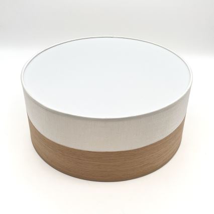LED Griestu lampa SIRJA WOOD LED/20W/230V d. 35 cm balta/ozols