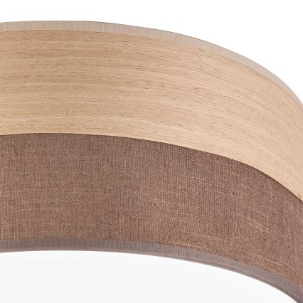 LED Griestu lampa SIRJA WOOD LED/20W/230V d. 35 cm brūna/ozols