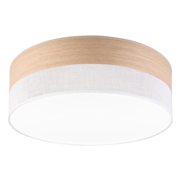 LED Griestu lampa SIRJA WOOD LED/36W/230V d. 45 cm balta/ozols