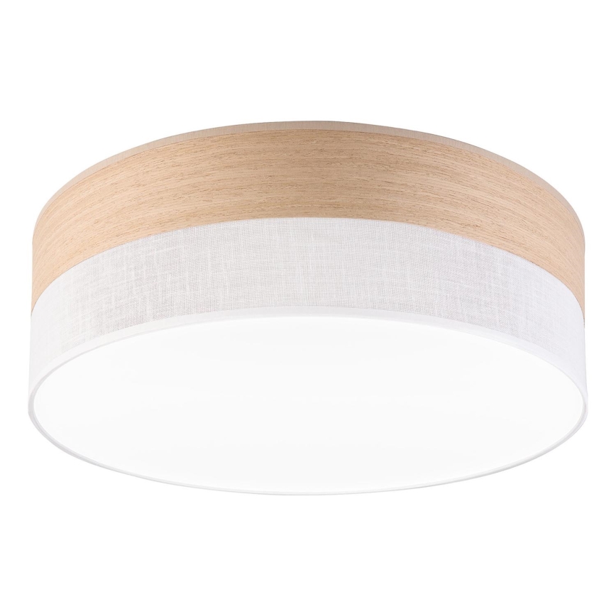 LED Griestu lampa SIRJA WOOD LED/36W/230V d. 45 cm balta/ozols