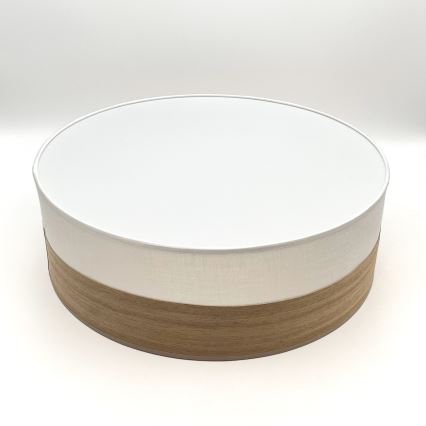 LED Griestu lampa SIRJA WOOD LED/36W/230V d. 45 cm balta/ozols
