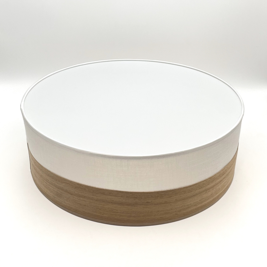 LED Griestu lampa SIRJA WOOD LED/36W/230V d. 45 cm balta/ozols