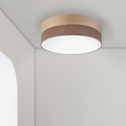 LED Griestu lampa SIRJA WOOD LED/36W/230V d. 45 cm brūna/ozols