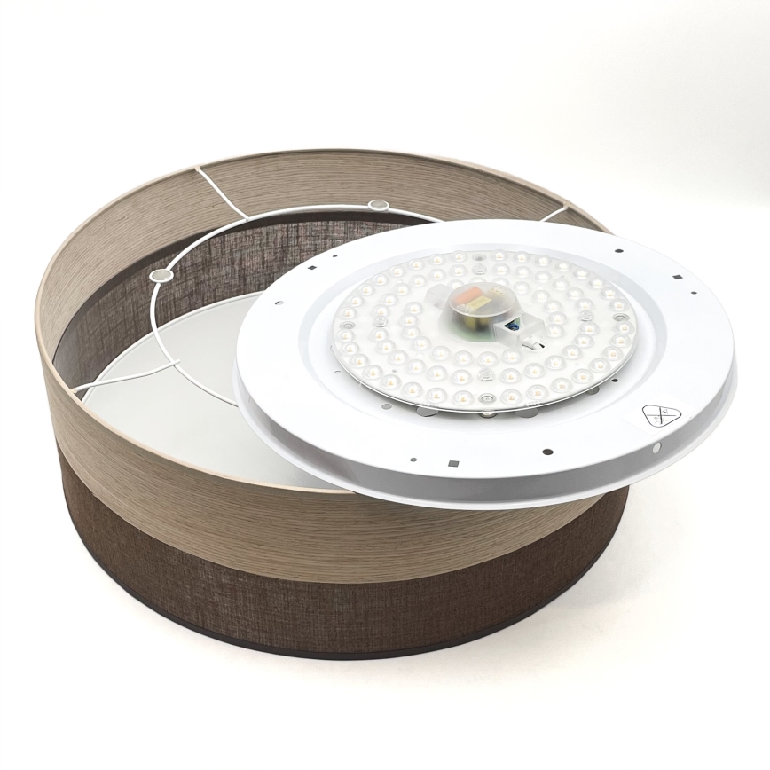 LED Griestu lampa SIRJA WOOD LED/36W/230V d. 45 cm brūna/ozols