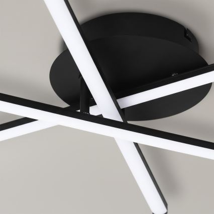 LED griestu lampa STICK LED/12W/230V melna