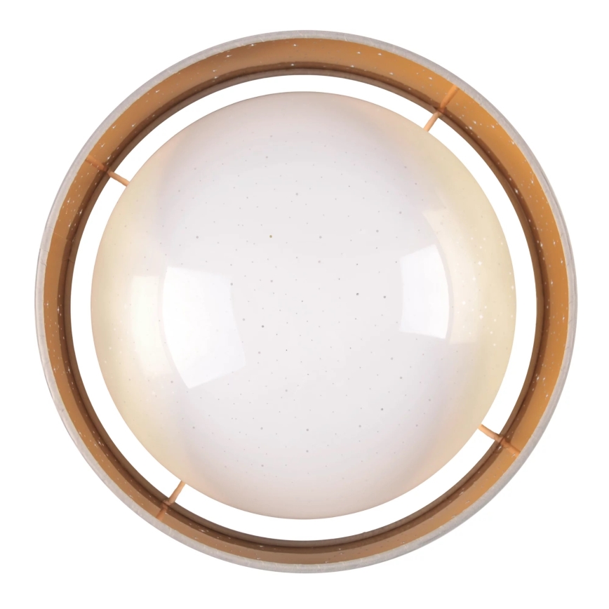 LED Griestu lampa TULUZA LED/18W/230V d. 32 cm brūna