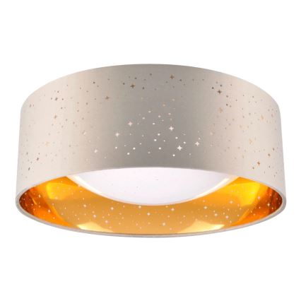 LED Griestu lampa TULUZA LED/18W/230V d. 32 cm brūna