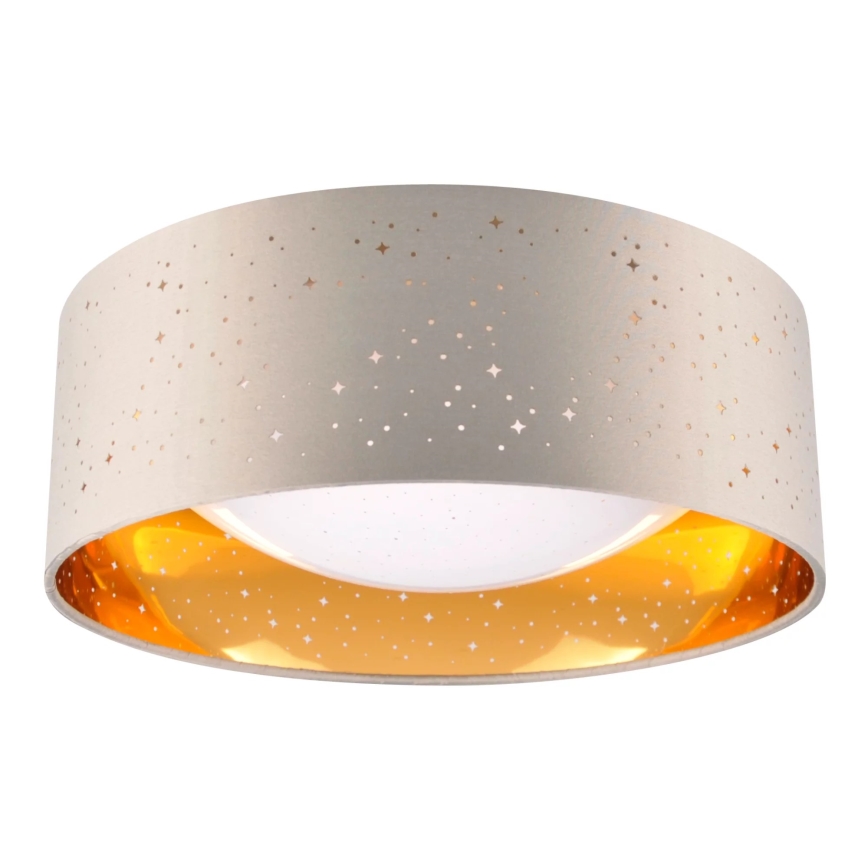 LED Griestu lampa TULUZA LED/18W/230V d. 32 cm brūna
