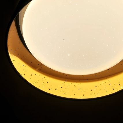 LED Griestu lampa TULUZA LED/18W/230V d. 32 cm brūna