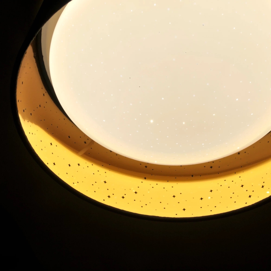 LED Griestu lampa TULUZA LED/18W/230V d. 32 cm brūna