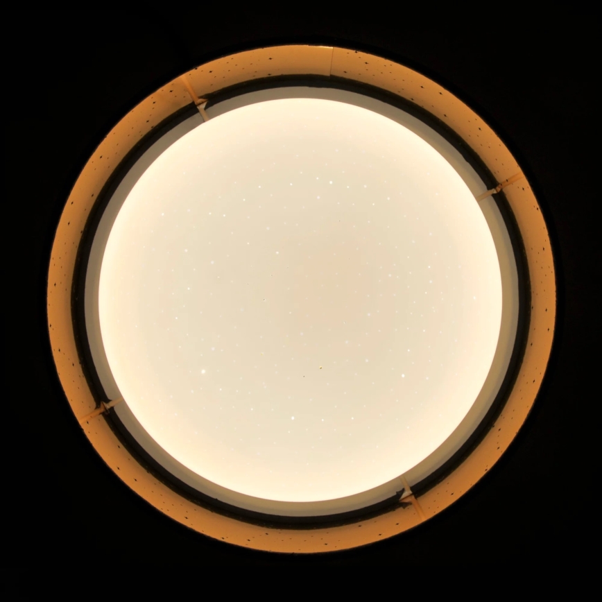 LED Griestu lampa TULUZA LED/18W/230V d. 32 cm brūna