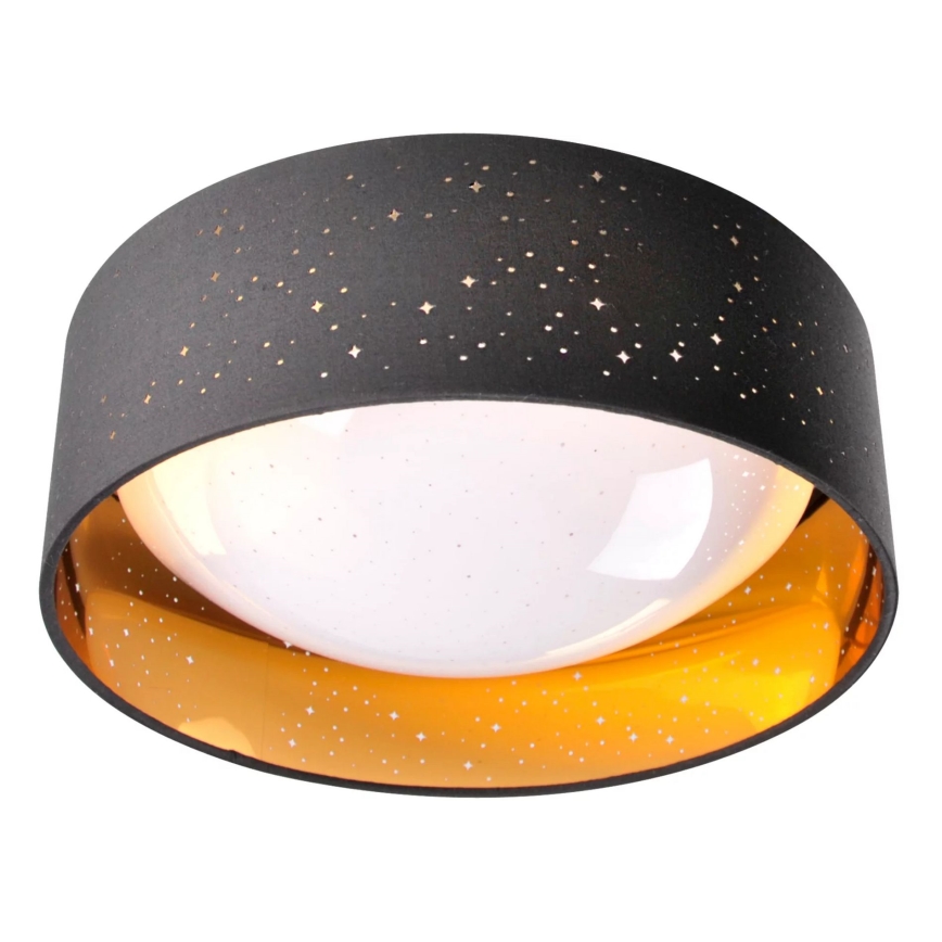 LED Griestu lampa TULUZA LED/18W/230V d. 32 cm melna