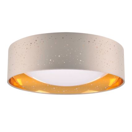 LED Griestu lampa TULUZA LED/24W/230V d. 40 cm brūna