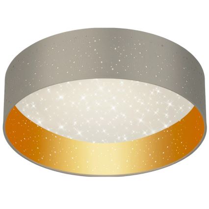 LED Griestu lampa TULUZA LED/24W/230V d. 40 cm brūna