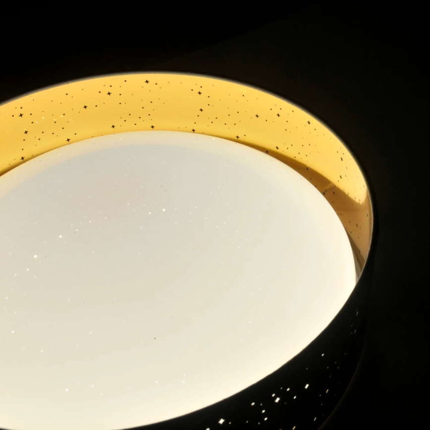 LED Griestu lampa TULUZA LED/24W/230V d. 40 cm brūna