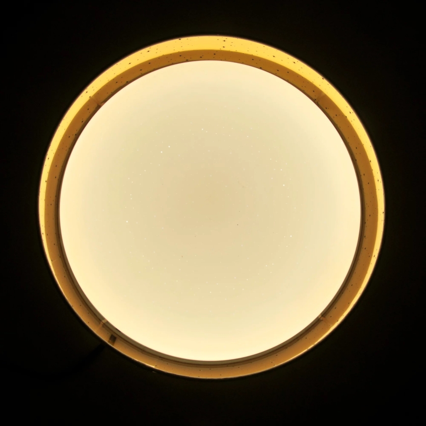 LED Griestu lampa TULUZA LED/24W/230V d. 40 cm brūna