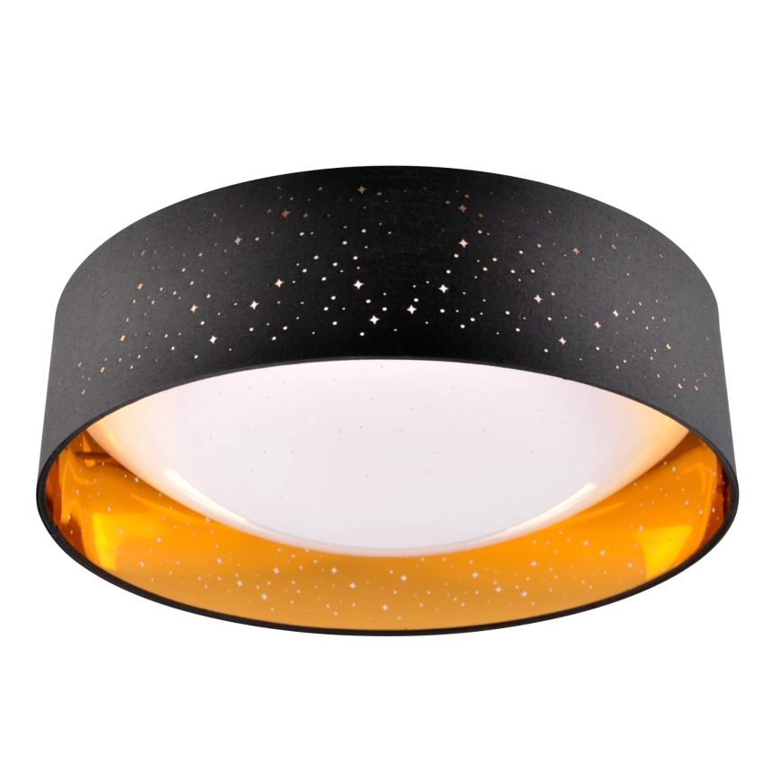 LED Griestu lampa TULUZA LED/24W/230V d. 40 cm melna