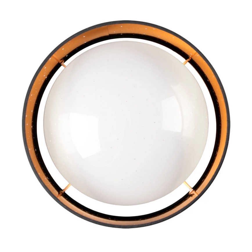LED Griestu lampa TULUZA LED/24W/230V d. 40 cm melna