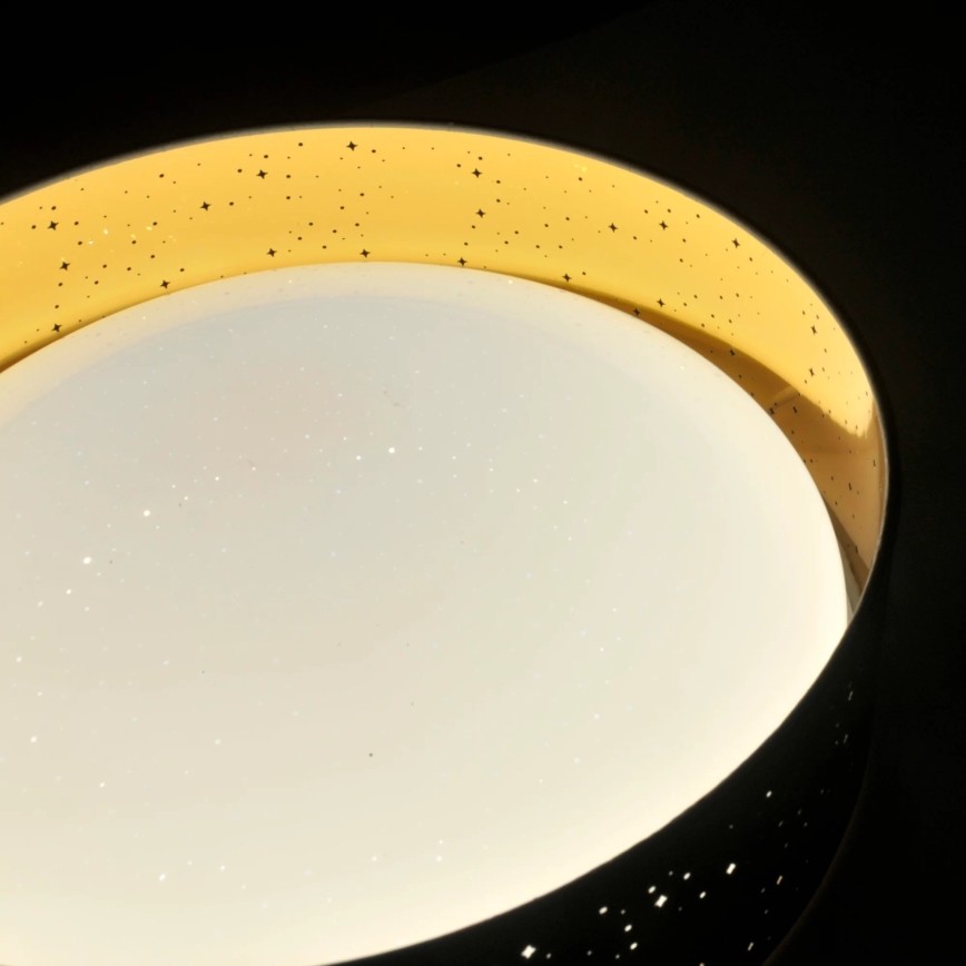 LED Griestu lampa TULUZA LED/24W/230V d. 40 cm melna