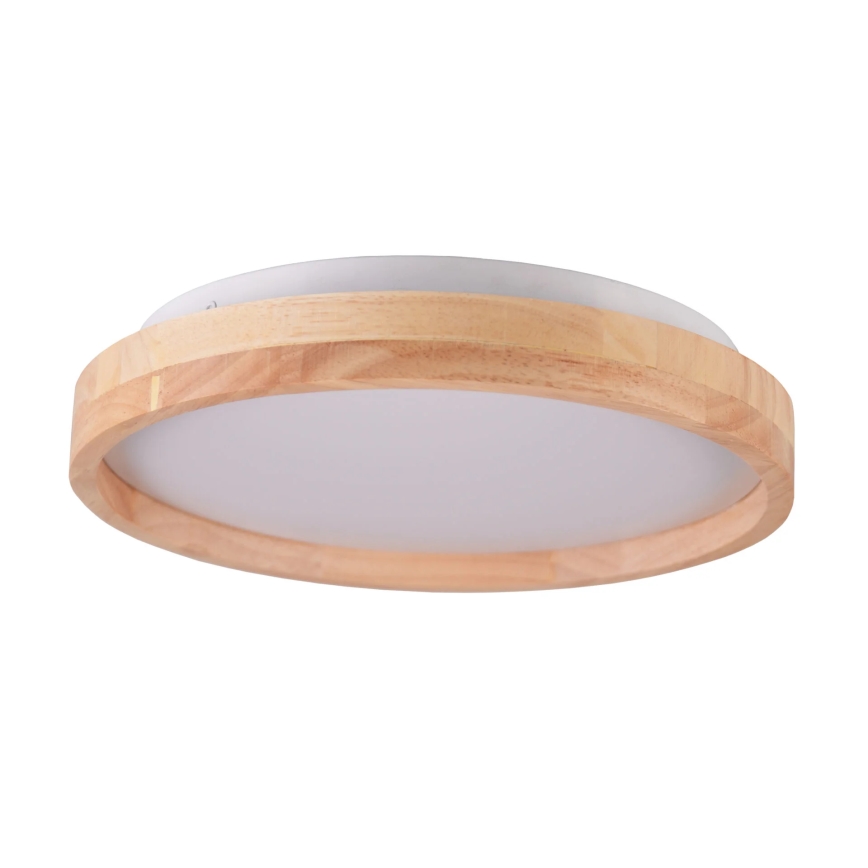 LED vannas istabas koka griestu gaismeklis LED/12W/230V Ø 27 cm IP44 ozols