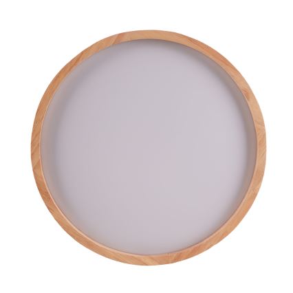 LED vannas istabas koka griestu gaismeklis LED/12W/230V Ø 27 cm IP44 ozols