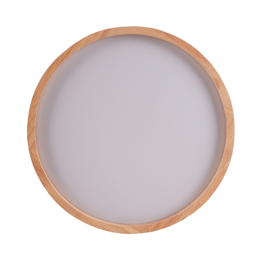 LED vannas istabas koka griestu gaismeklis LED/12W/230V Ø 27 cm IP44 ozols