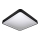 LED Griestu lampa WILTON LED/24W/230V 37,5x37,5 cm melna