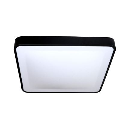 LED Griestu lampa WILTON LED/24W/230V 37,5x37,5 cm melna