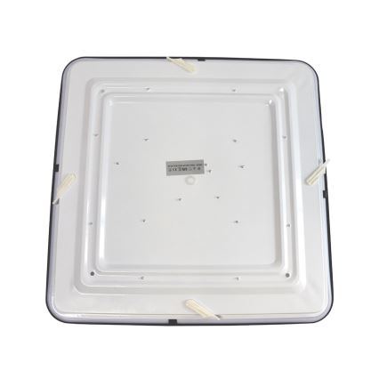 LED Griestu lampa WILTON LED/24W/230V 37,5x37,5 cm melna