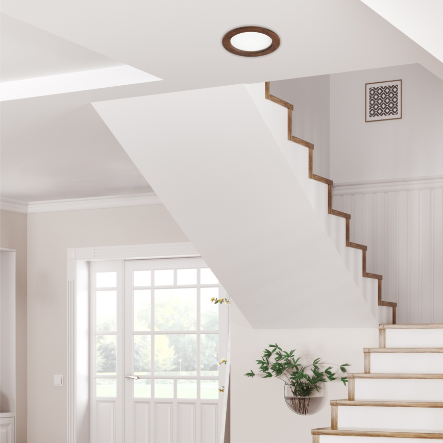 LED Iebūvējamais gaismeklis WOODY SPOT LED/16,5W/230V 4000K ķirša ? 18,5 cm