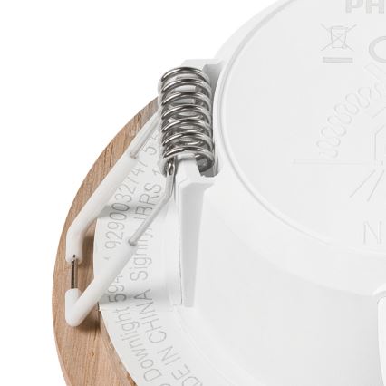 LED Iebūvējams gaismeklis WOODY SPOT LED/5,5W/230V 4000K ozols Ø 10 cm