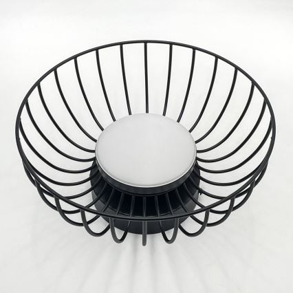LED griestu lampas BETSY LED/12W/230V diam. 25 cm melna