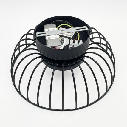 LED griestu lampas BETSY LED/12W/230V diam. 25 cm melna