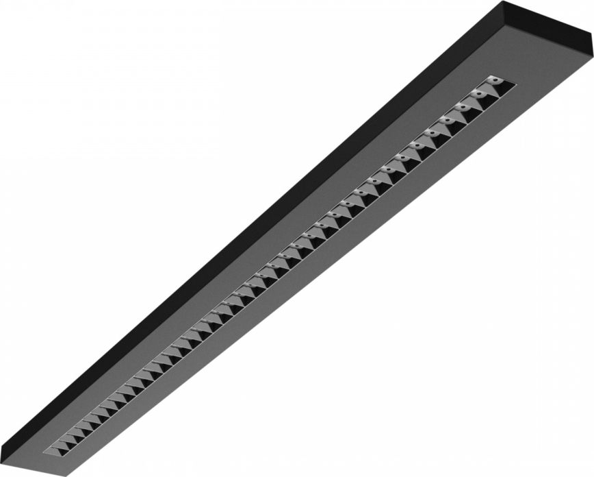LED Griestu/piekarama lampa PLANK LED/20/30/40W/230V 2700/4000/6000K CRI 90 melna