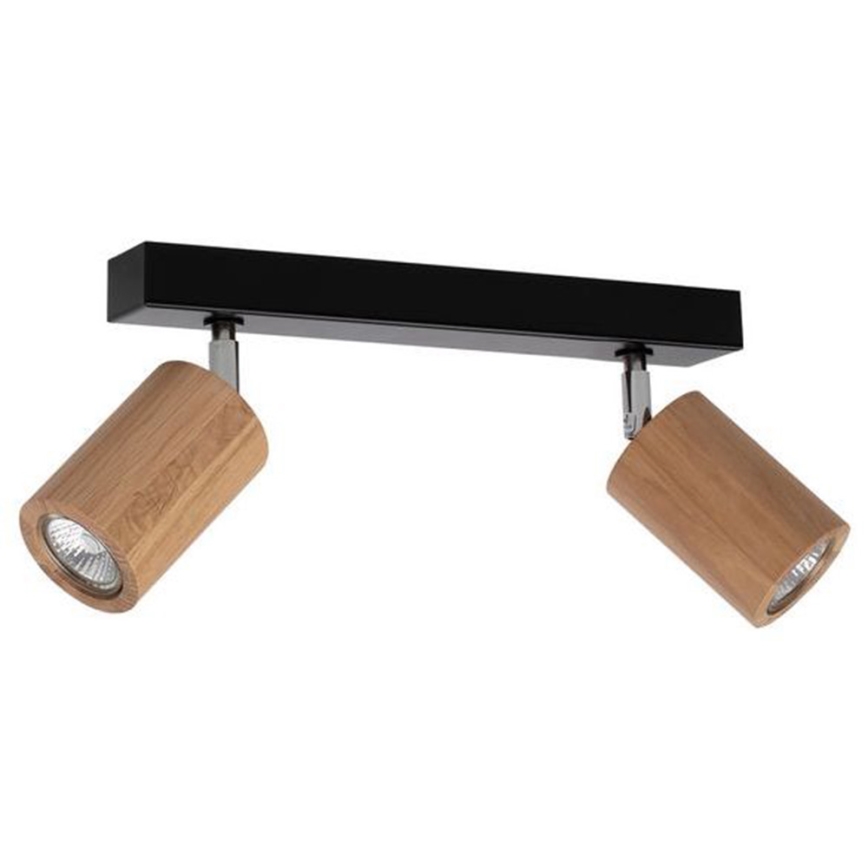 LED Griestu starmetis MATTI 2xGU10/5W/230V ozols