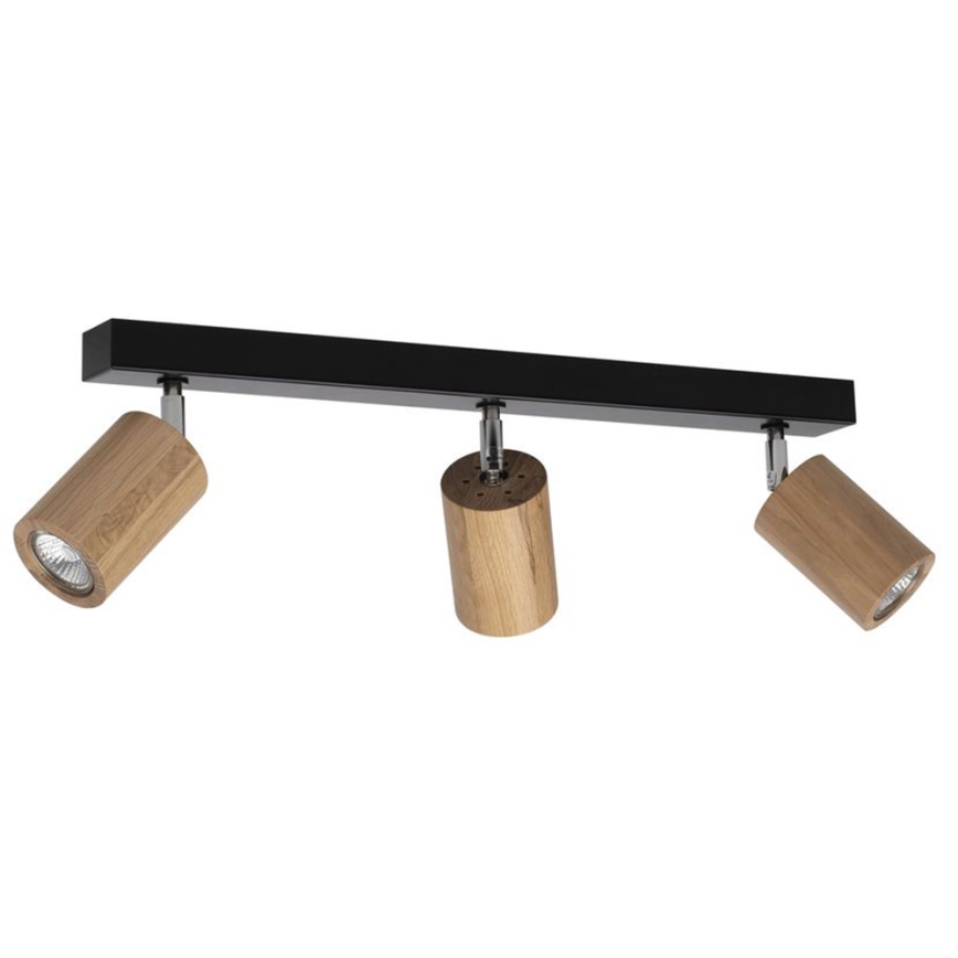 LED Griestu starmetis MATTI 3xGU10/5W/230V ozols