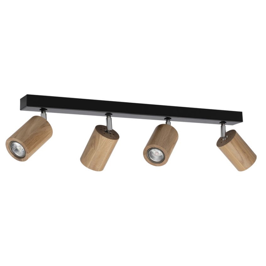 LED Griestu starmetis MATTI 4xGU10/5W/230V ozols