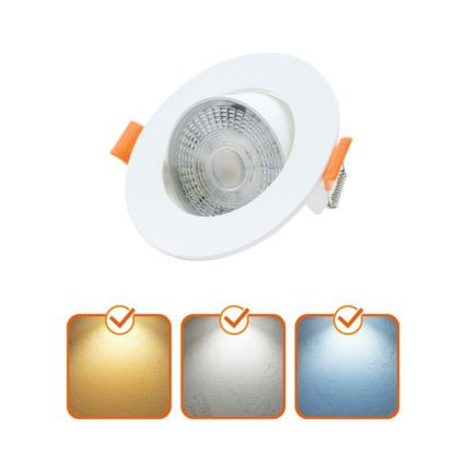 LED iebūvējamais gaismeklis BRINO LED/3/5/7W/230V 3000/4000/6500K balts