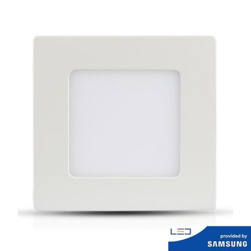 LED Iebūvējamais gaismeklis SAMSUNG CHIP LED/12W/230V 6400K kvadrāta