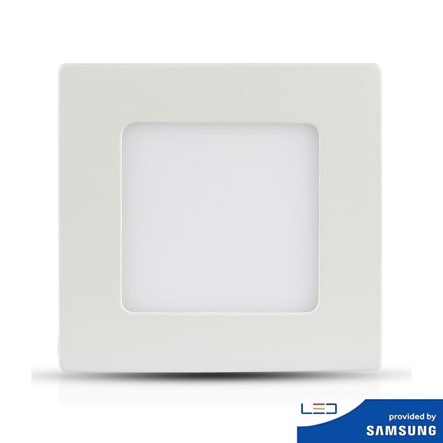 LED Iebūvējamais gaismeklis SAMSUNG CHIP LED/12W/230V 6400K kvadrāta