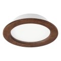 LED Iebūvējamais gaismeklis WOODY SPOT LED/16,5W/230V 4000K ķirša ? 18,5 cm