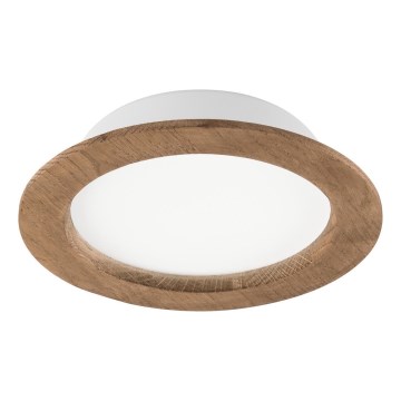 LED Iebūvējamais gaismeklis WOODY SPOT LED/16,5W/230V 4000K valrieksts Ø 18,5 cm