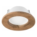 LED Iebūvējamais gaismeklis WOODY SPOT LED/5,5W/230V 4000K valrieksts Ø 10 cm
