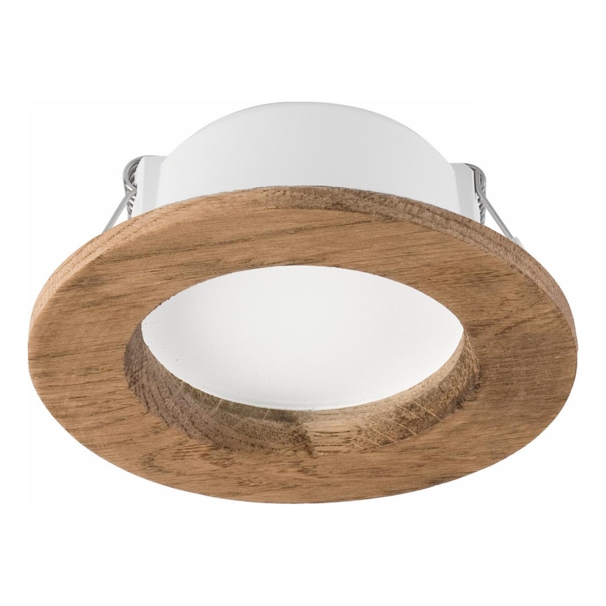LED Iebūvējamais gaismeklis WOODY SPOT LED/5,5W/230V 4000K valrieksts Ø 10 cm