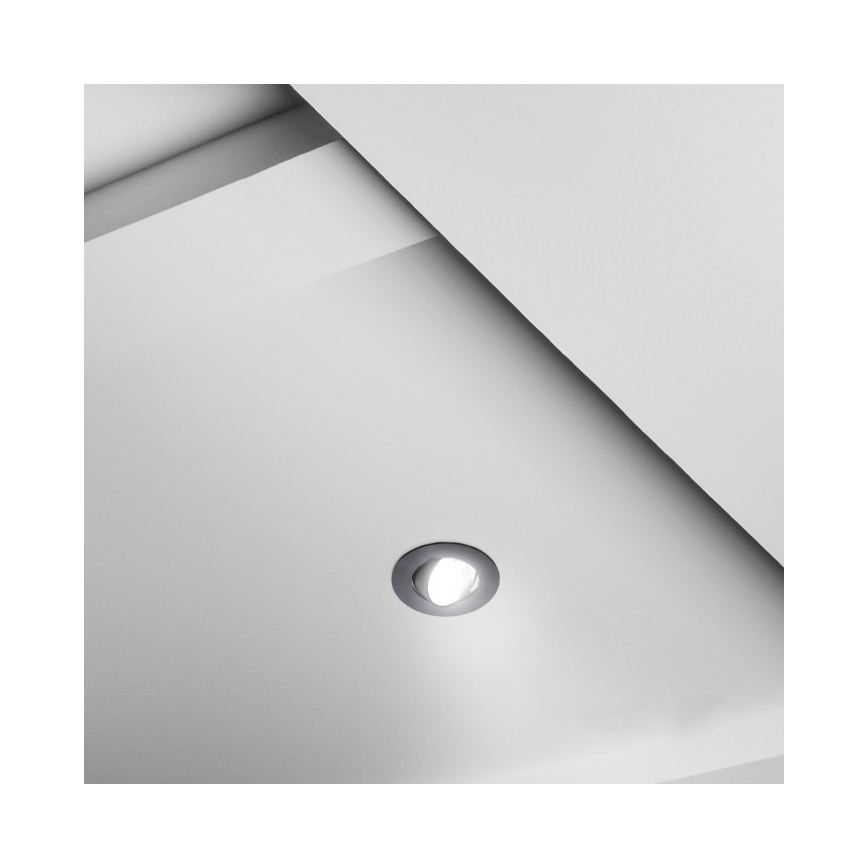 LED iebūvējamais griestu gaismeklis BRINO LED/3/5/7W/230V 3000/4000/6500K melns