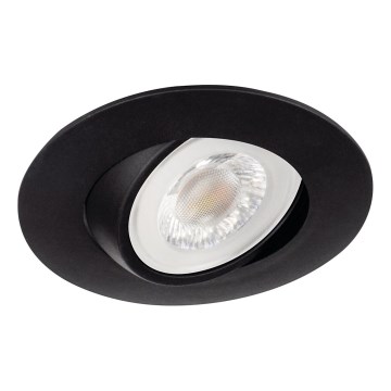 LED iebūvējamais griestu gaismeklis FIZU LED/4W/230V 3000/4000/6500K melns