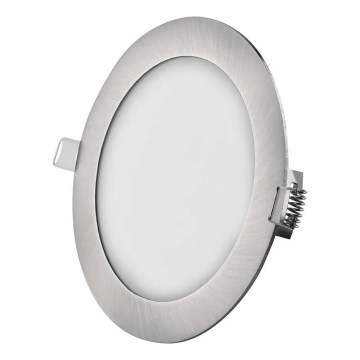 LED iebūvējamais griestu gaismeklis NEXXO LED/12,5W/230V 3000/3500/4000K sudraba Ø 17 cm