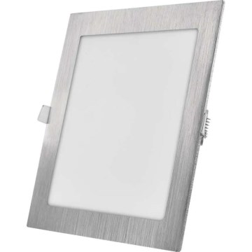LED iebūvējamais griestu gaismeklis NEXXO LED/18W/230V 3000/3500/4000K sudraba 22,5x22,5 cm